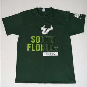 South Florida Bulls "Horns Up" T-shirt, officially licensed 100% Cotton unisex